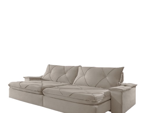 Sala sofá retrátil e reclinavel de 210 cm largura  - Foto 5