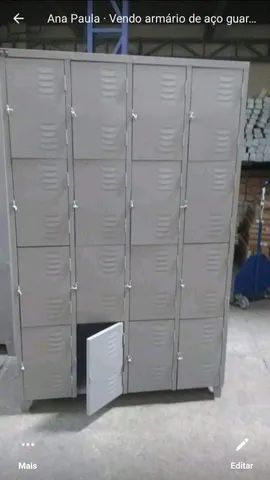 Vendo armário guarda volumes 16 portas.( Novo )Frete gratis aqui em sp  - Foto 6