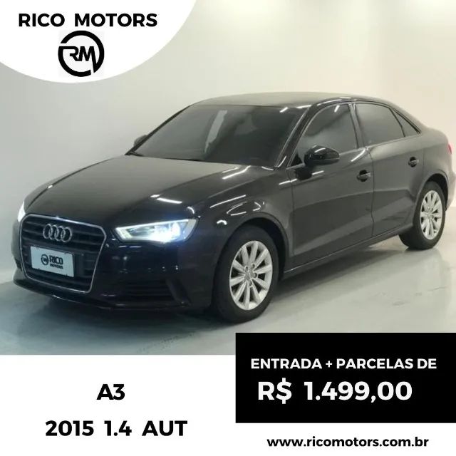 A3 2015 Ent. + Parcelas de R$1.499 - 6H74