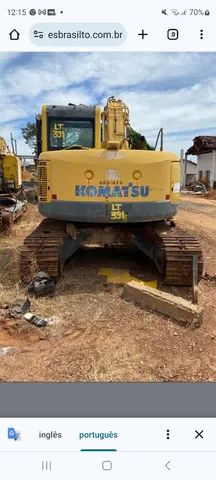 Escavadeira komatsu PC138... para peças