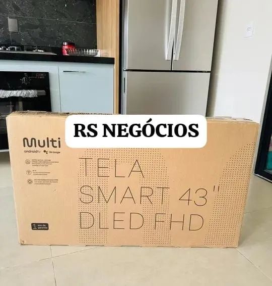 Smart Tv Miltilaser 43 Lacrada + NF (Até 12x) 