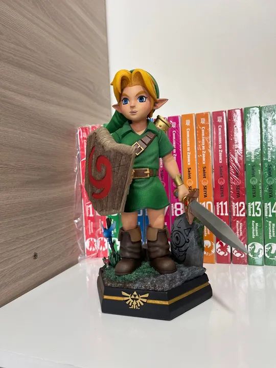 Estatua Custom Link The Legend Of Zelda Ocarina Of Time - Hobbies