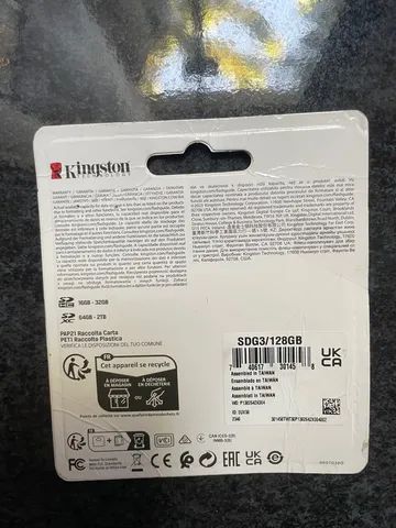 Cartão de memória original Kingston Canvas go plus V30 128 -GB  - Foto 2