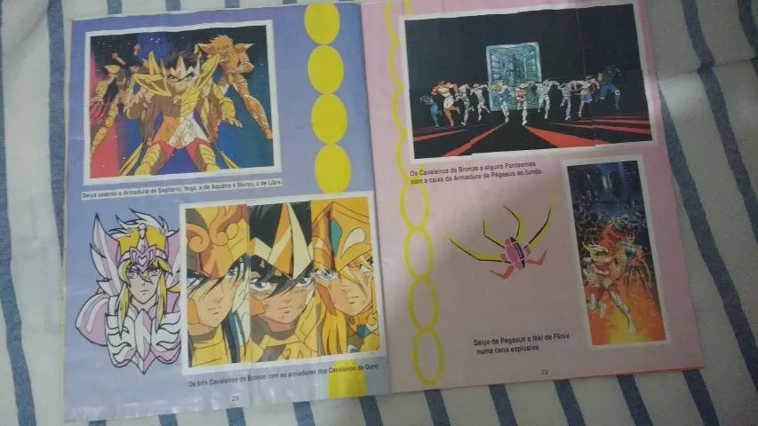 Cavaleiros do Zodíaco - Álbum p/ colecionadores - Foto 3