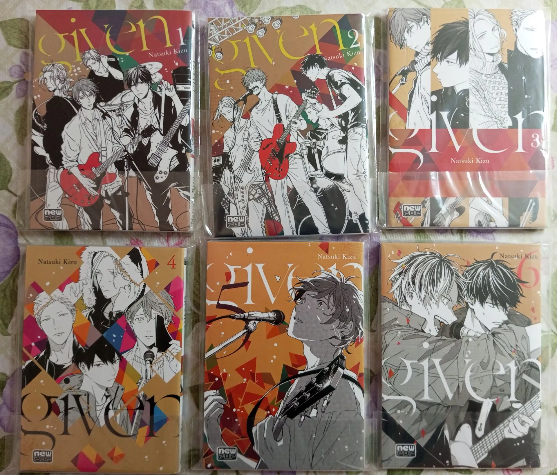Mangá Given - Volumes 1 a 6