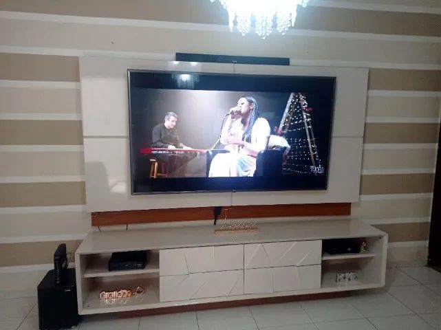 PAINEL RACK HOME PARA TV ATÉ 82P LUXO LINDO BARATO USADO - Foto 5
