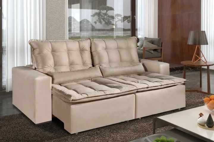 Sofá Retrátil e Reclinável MA7129 - Foto 4