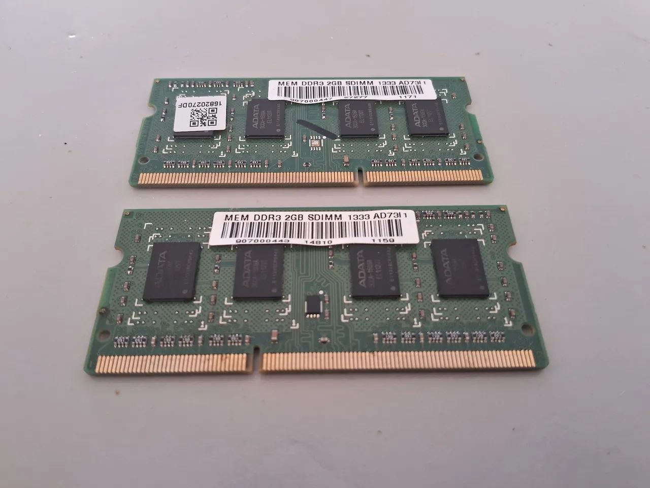 Vendo 2 memoria ddr3 2gb para notebook 