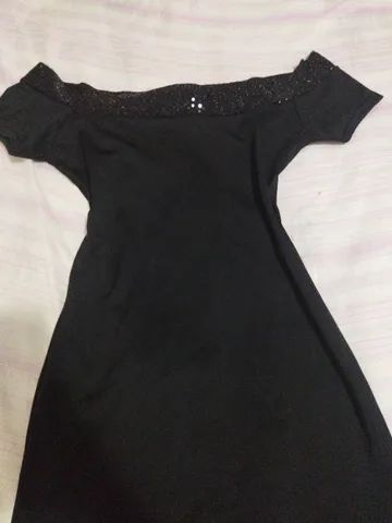 Vestido tamanho P pretinho básico só buscar não tem custo - Foto 2