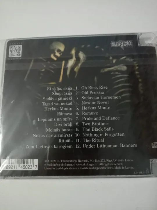 CD Skyforger Senprusija importado novo lacrado - Foto 2