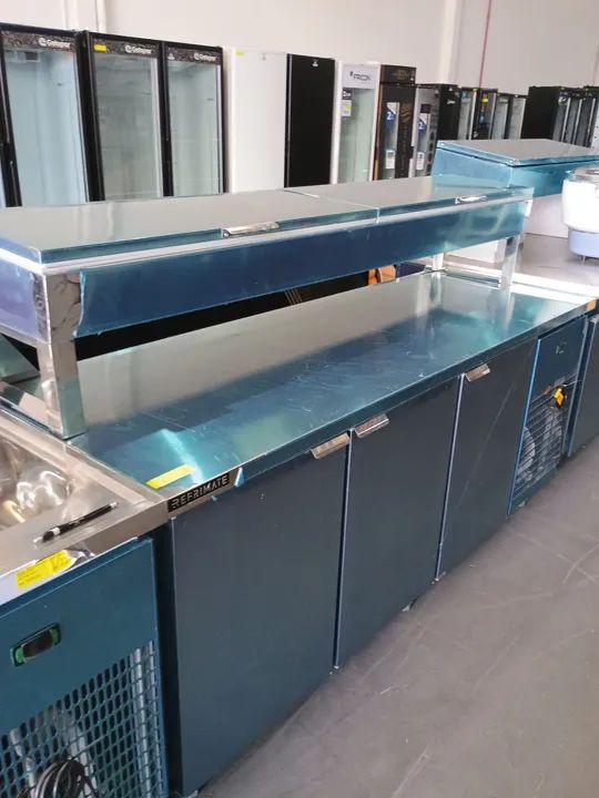 Balcão condimentadora refrigerada 2,00 inox Refrimate 