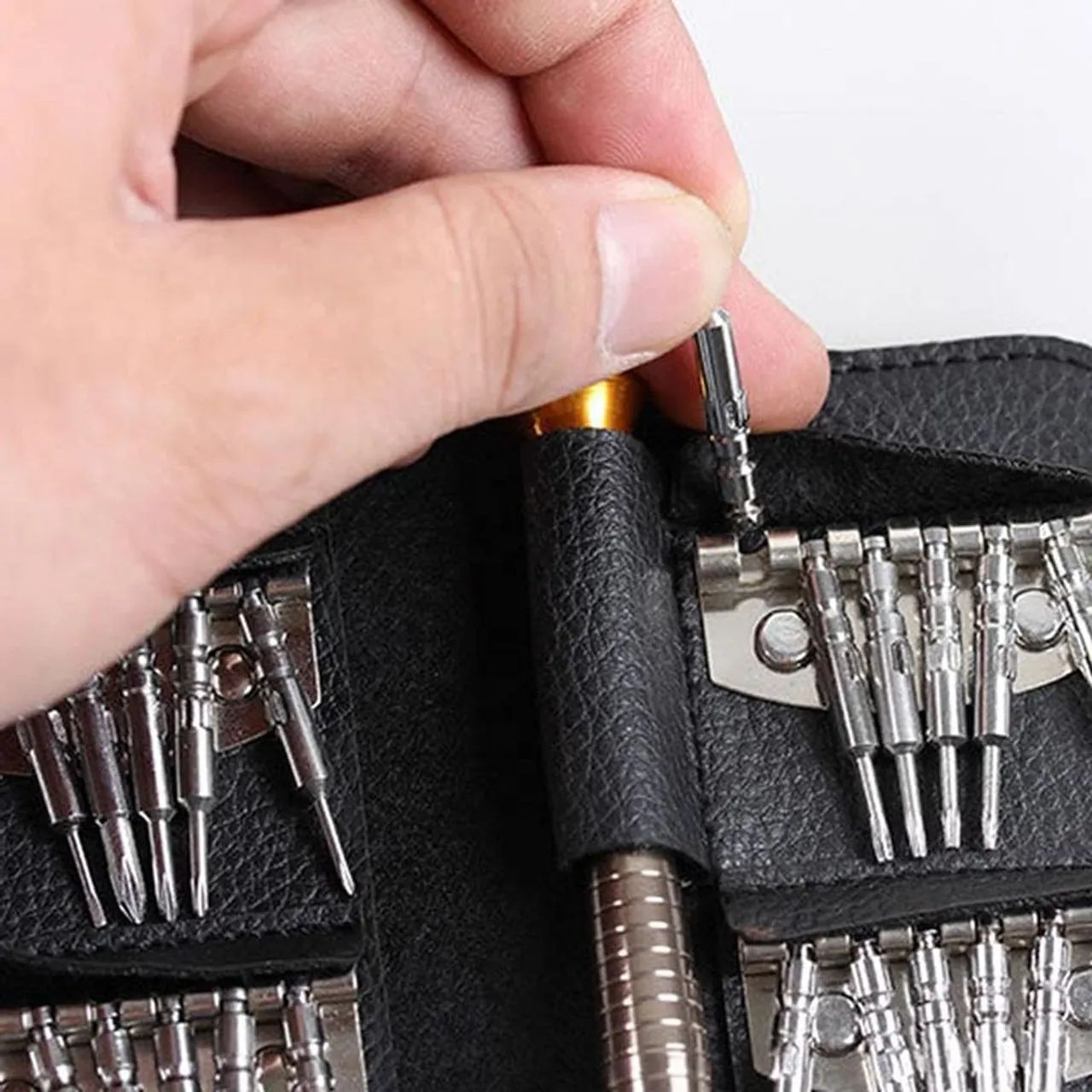 Jogo De Chaves De Precisão 25 Peças Aço Manutenção Celular Eletrônicos Notebook  - Foto 3