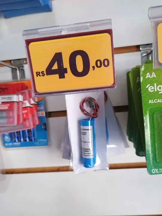 Bateria de Lítio 3,7V 2600 mAh (unidade) - Foto 2