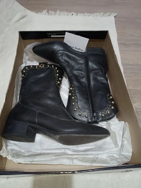 Botas Feminina Couro -  Carmen Steffens