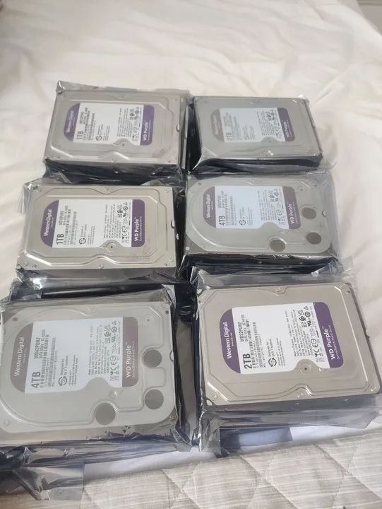 HDs 2tb purple original Intelbras wd23purz  - Foto 2