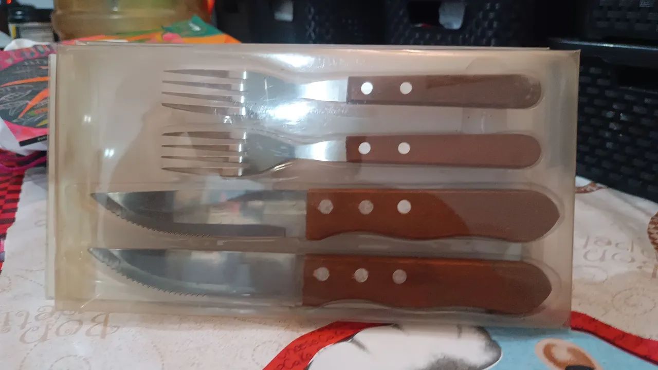 KIT 4 PÇS PARA CHURRASCO  - Foto 2