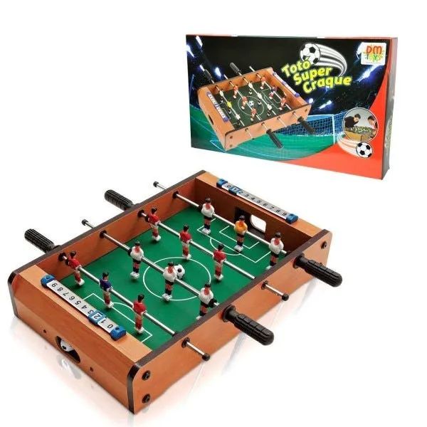 Jogo Futebol Toto Pebolim Super Craque 51x31x10cm - Foto 3