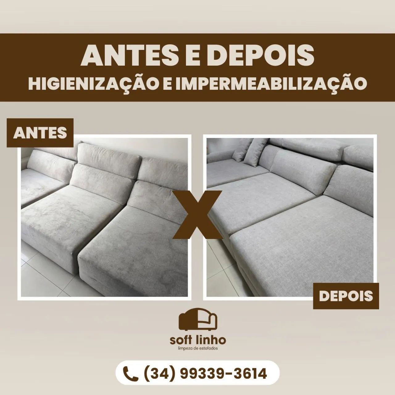 Limpeza de Estofados Profissional - Soft Linho - Foto 2