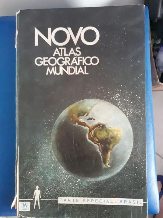 Atlas geográfico livro gigante de 42 anos