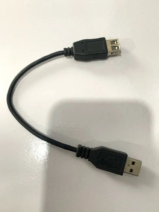 Extensor USB A Macho x Fêmea - Para Pendrive e Periféricos - Foto 3