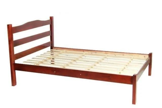 Cama Casal Madeira Reta (NOVO) - Foto 2