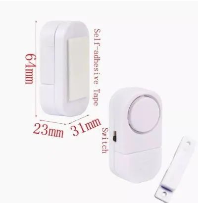 Sensor De Porta E Janela Com Alarme Sonoro Eletrônico - Foto 3