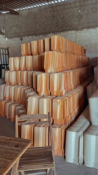 Telhas romanas mescladas 