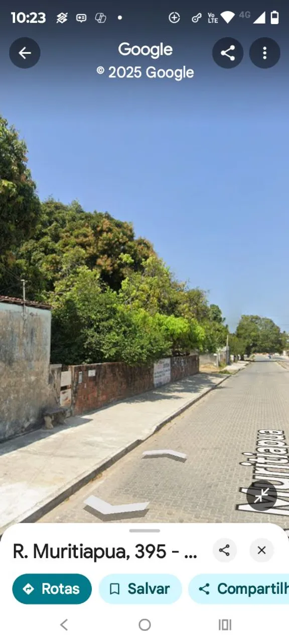 Terreno de esquina com 3.388m2 na lagoa redonda com casa ampla