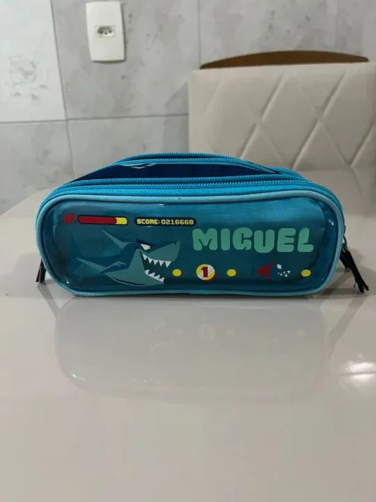 Mochila de rodinhas infantil Shark - Foto 6