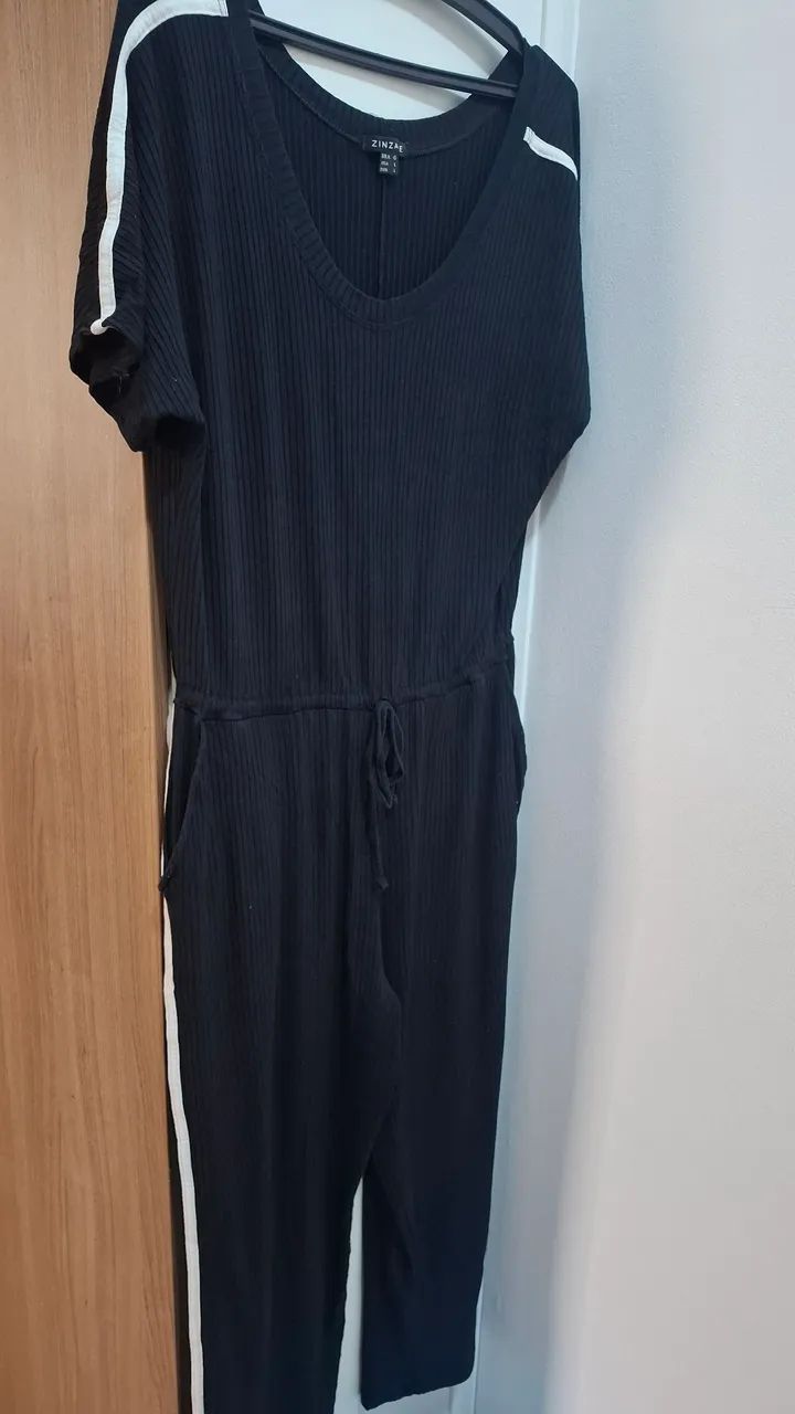 Macacão pantacourt preto  - Foto 2