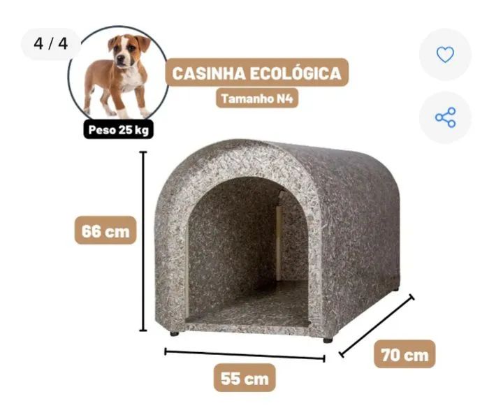 Casinha para cachorro ecológica - Foto 2