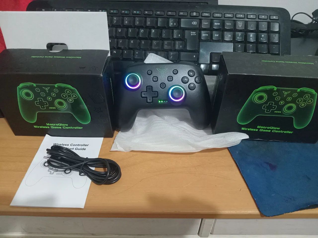 Controle Wireless nintendo switch, pc e celular novo