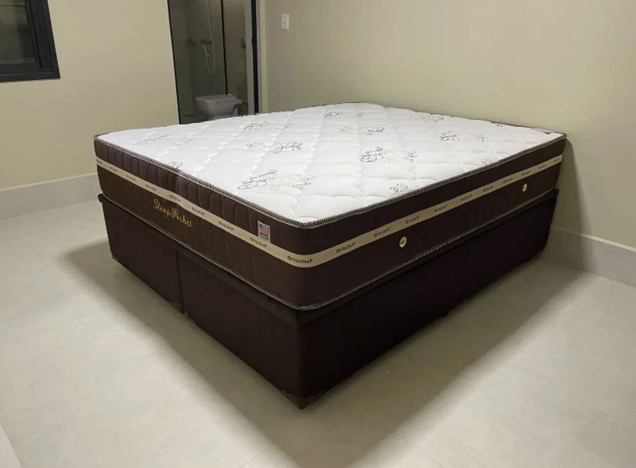 Cama Box Queen  Orthocrin pronta entrega 