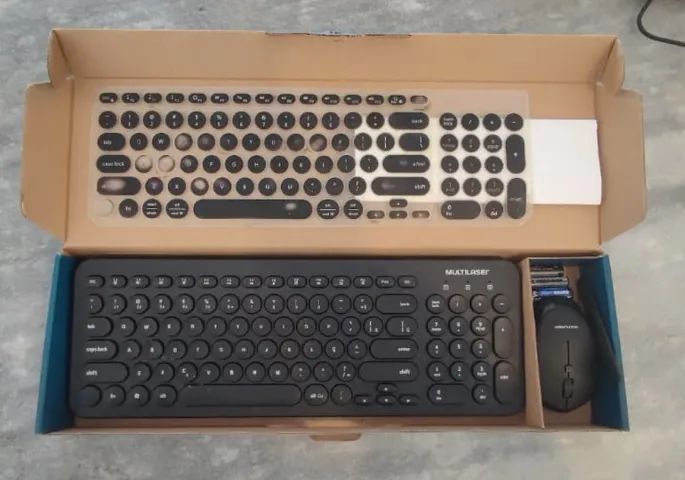 Teclado e mouse wifi TC231 Multilaser (sem fio)