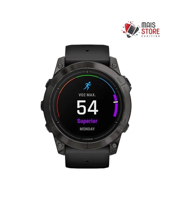 Relógio Garmin Epix Pro (Gen 2) Sapphire Edition 51MM Carbon Gray DLC Black 010-02804-00 - Foto 2