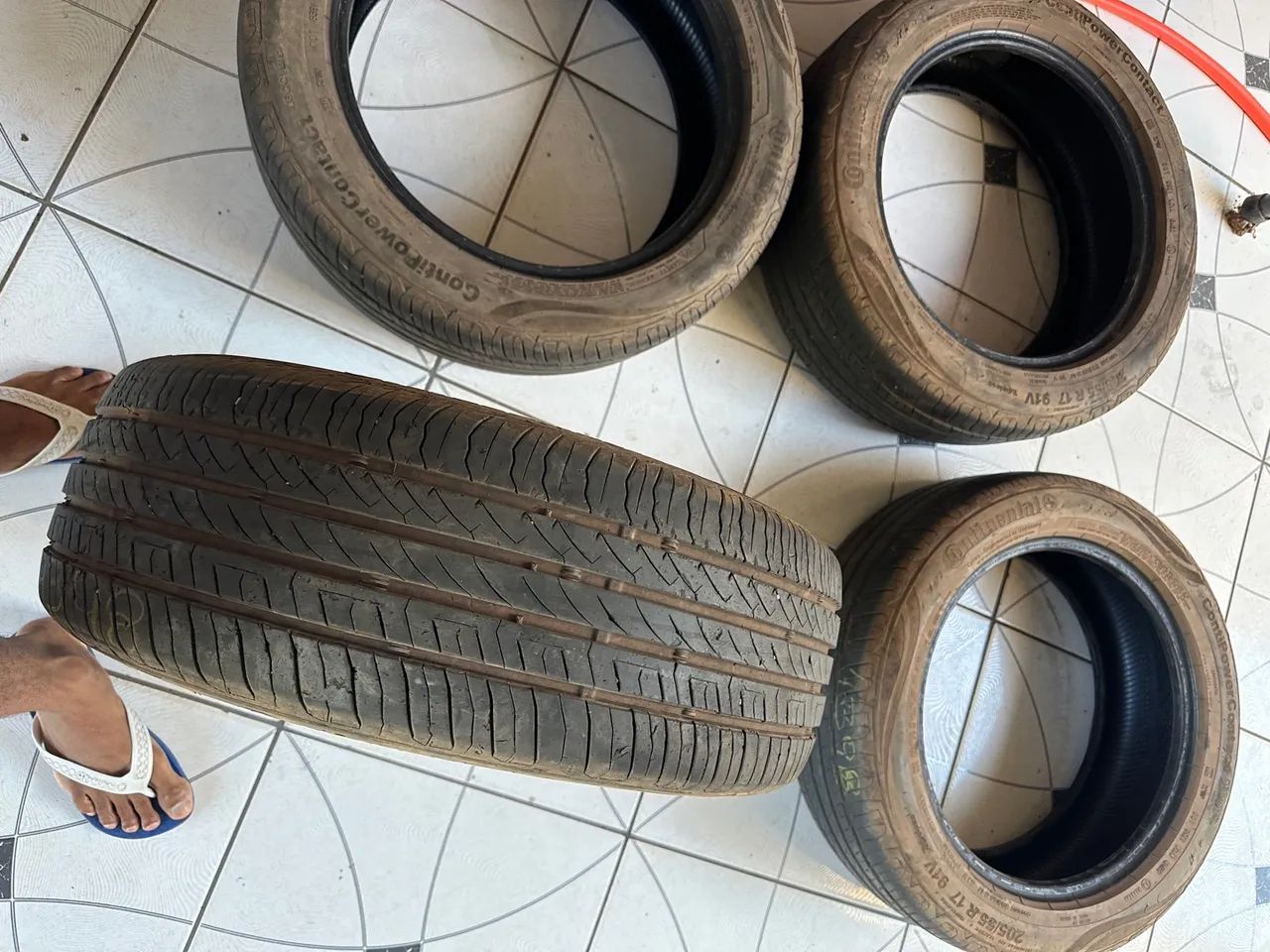 Pneus Continental 205/55 aro 17 PowerContact, 91v - Foto 4