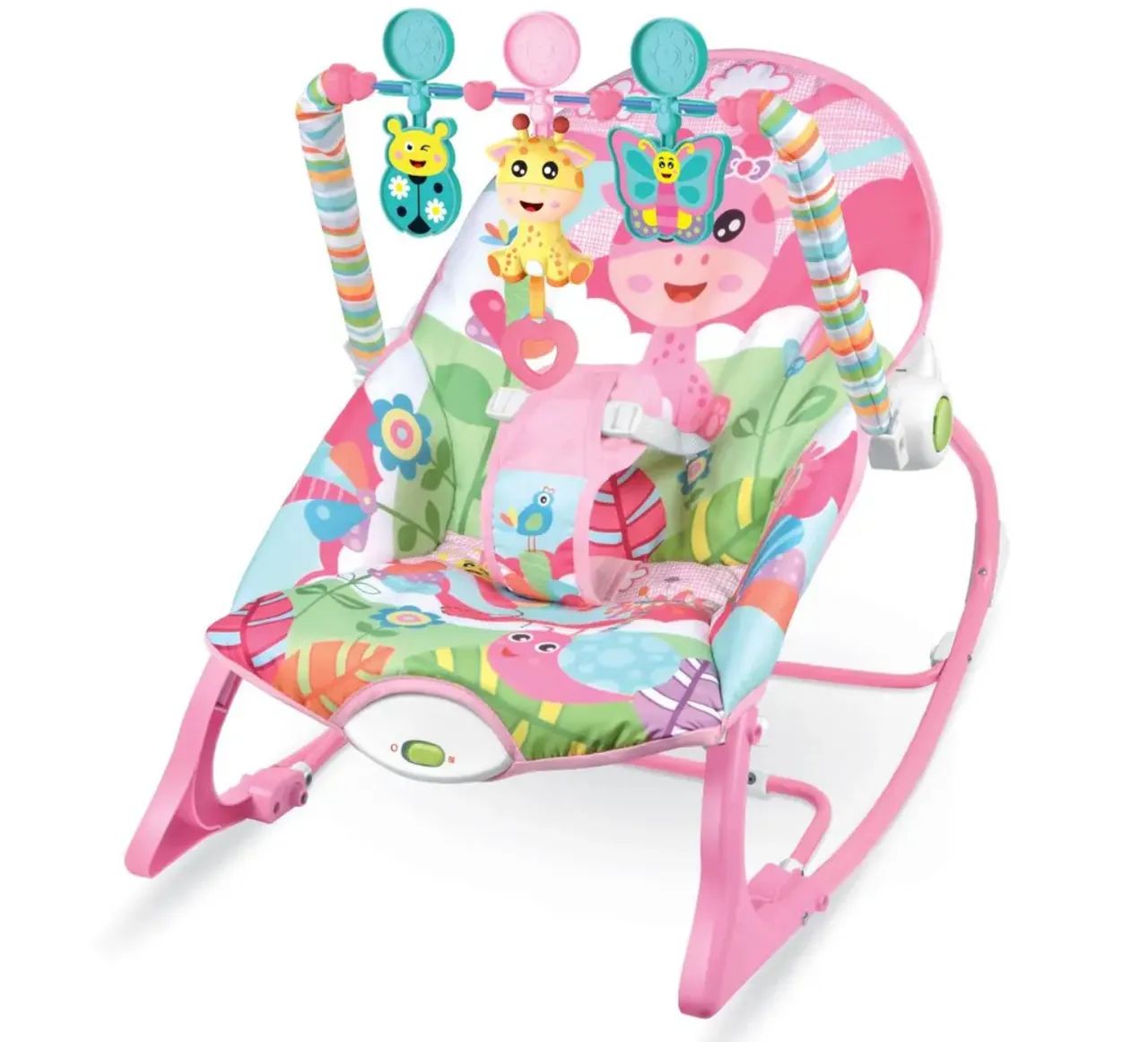 Cadeira de Balanço musical  - Rosa