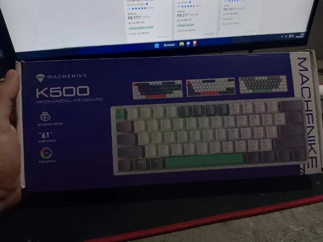 Teclado Machenike K500 Switch Brown (Usado) - Foto 2