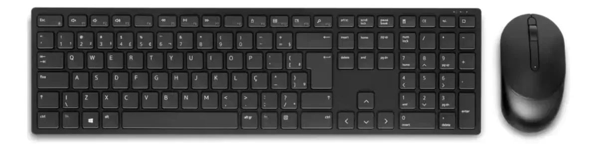 Kit Teclado e mouse sem fio DELL Pro ABNT2 ? KM5221W - Foto 3