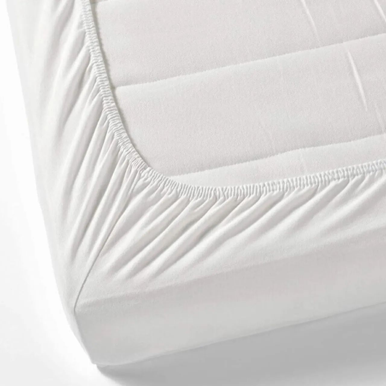 Kit 05  Lençóis de Solteiro COM Elástico Branco 400 fios (Tenho vários kits) - Foto 2