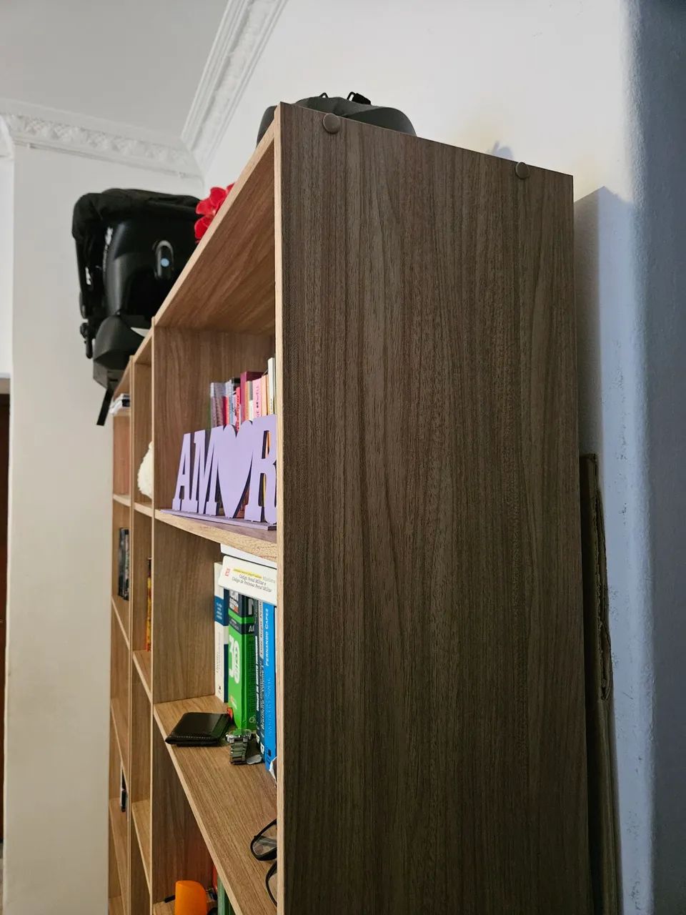 Estante de madeira para livros - Foto 4