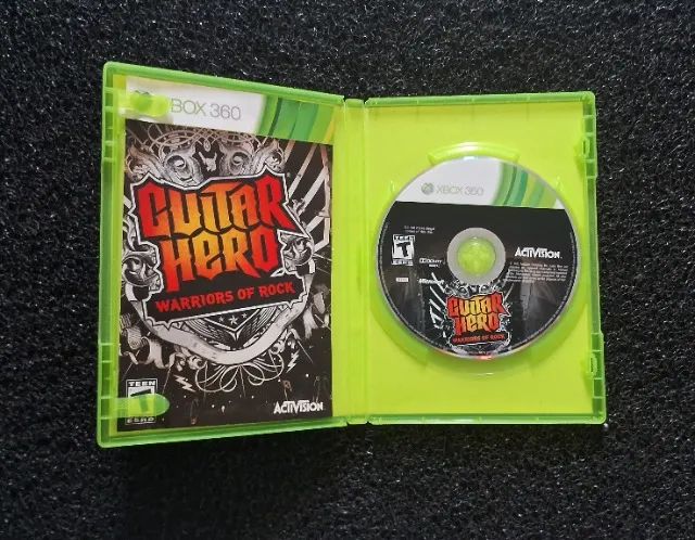 Guitar Hero: Warriors of Rock - Original e completo (riscado) - Xbox 360 - Foto 2