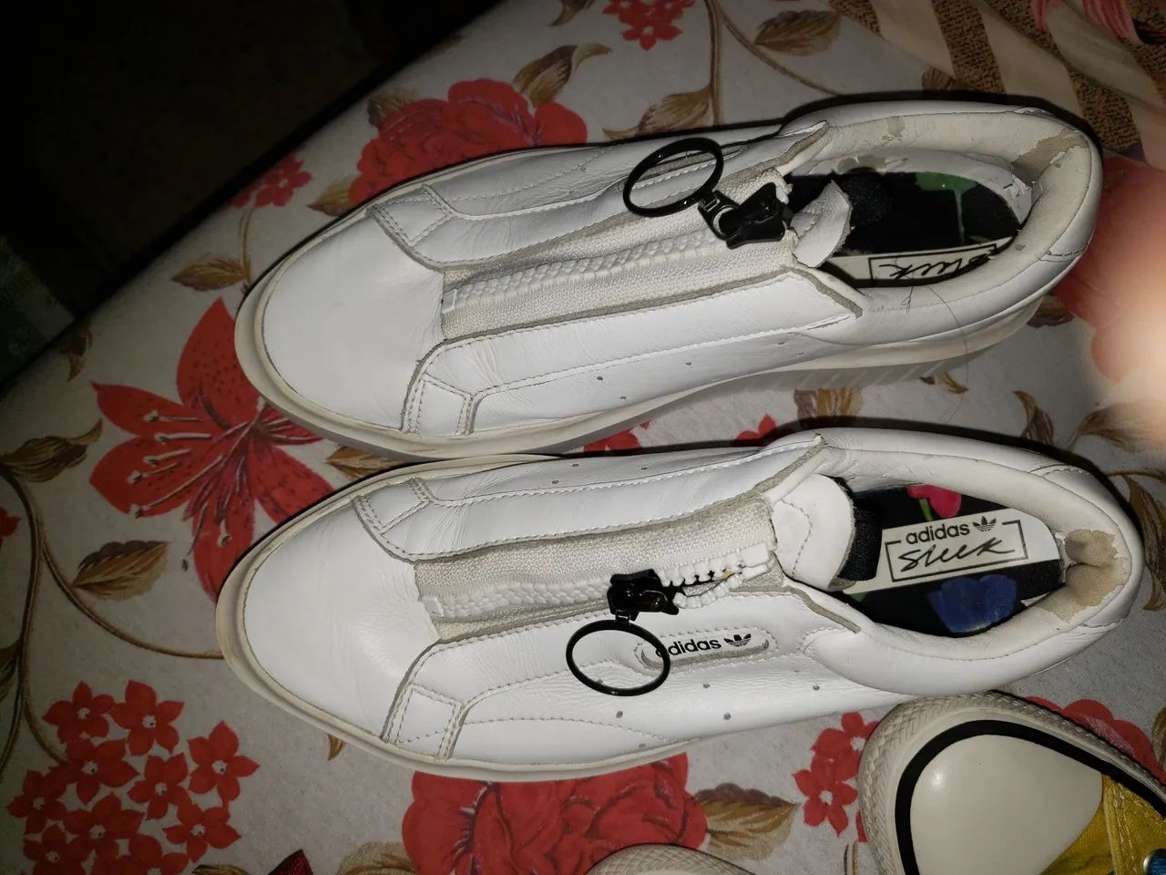 Tênis Adidas Sleek Branco com Zíper