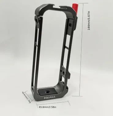 Proteção Metálica em Alumino para Insta360 X4, Resfriamento, Material Duravel  - Foto 2