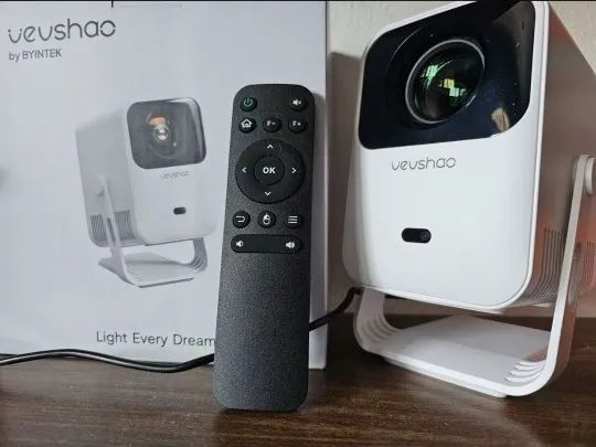 Vevshao A15 Projector with Android 13 – Dual-Band 5G WiFi, Auto Focus, Sealed Optics