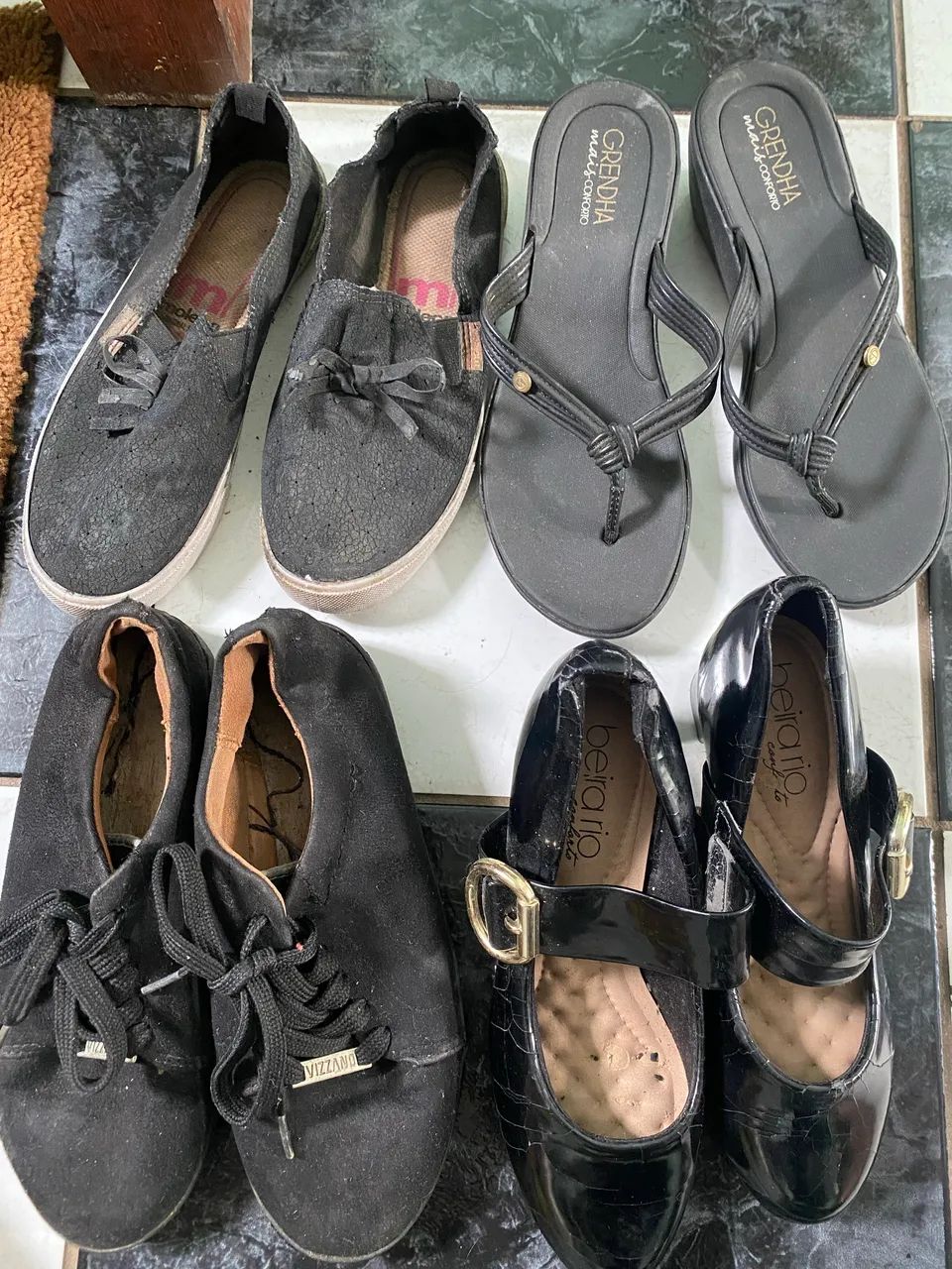 Sapato preto feminino  - Foto 3