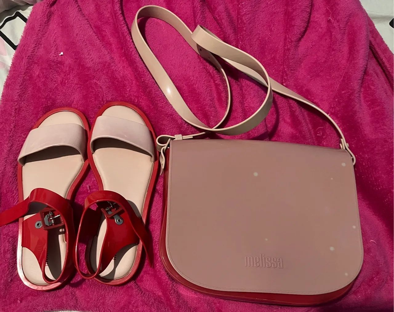 Bolsa+ sapato melissa conjunto