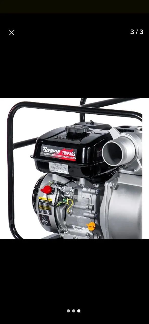 Motobomba gssolina 6 5hp, 4t, auto escorvante, Twp80s-xpToyama  - Foto 3