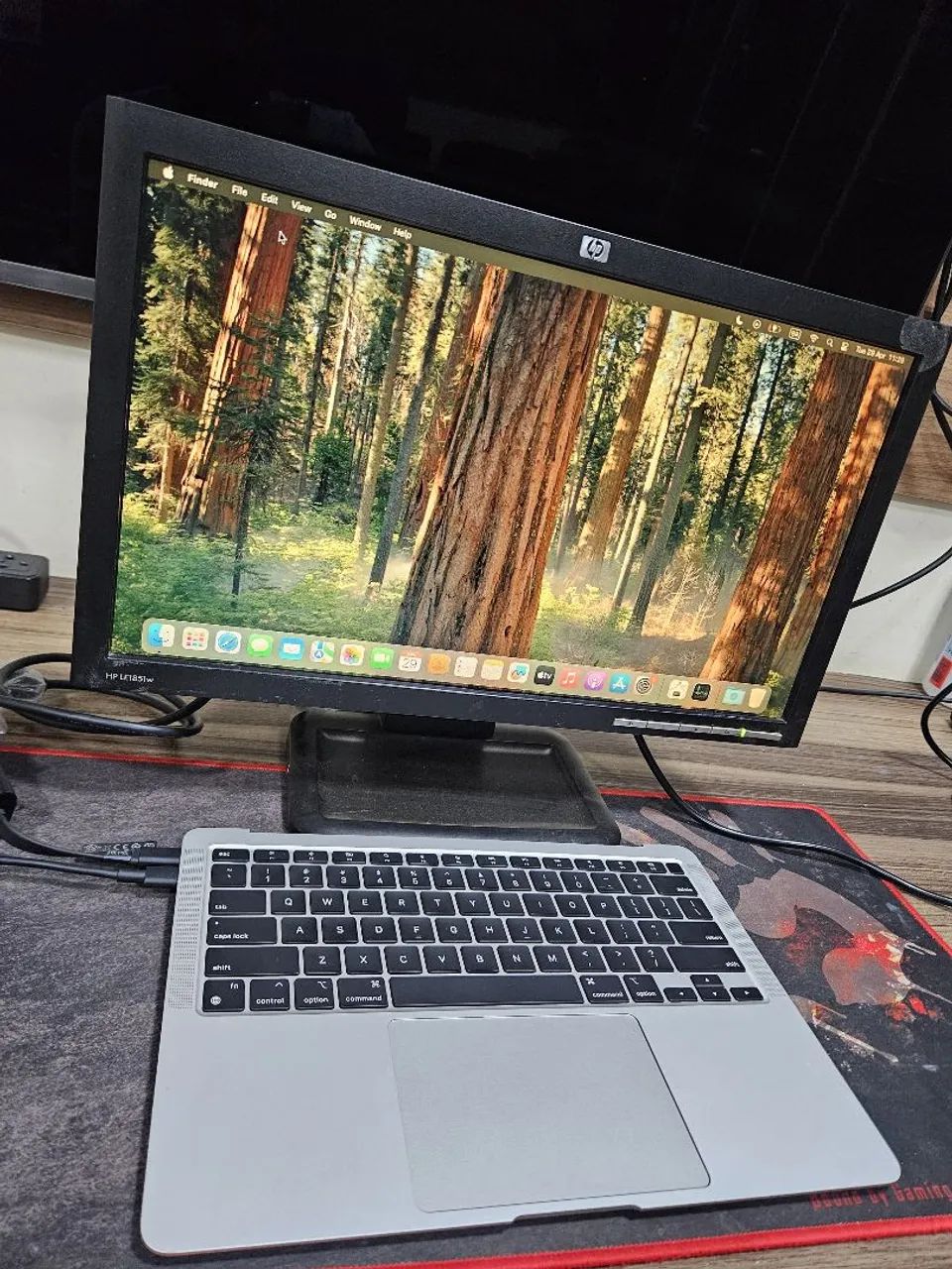 Macbook air m1 com monitor externo sem tela 8gb 256gb