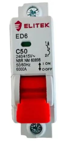 Disjuntor Unipolar Elitek 50A
